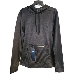 Layer 8 Men's Black Heather Thermal Insulated Cold Weather Hoodie